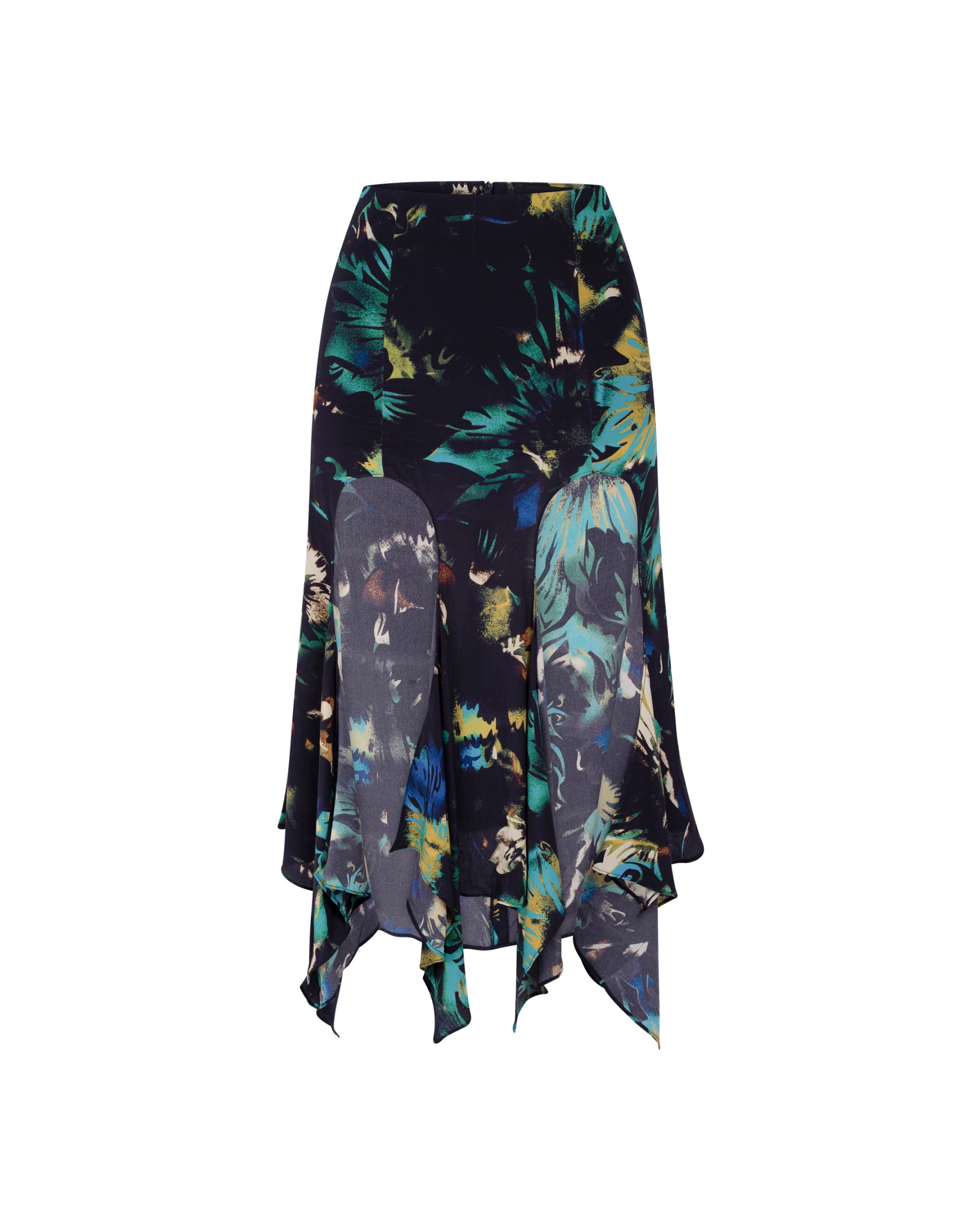 Jupe Longue Fleurie 100% Coton - Taille 26-28 - 36 Pouces - Style Bohème